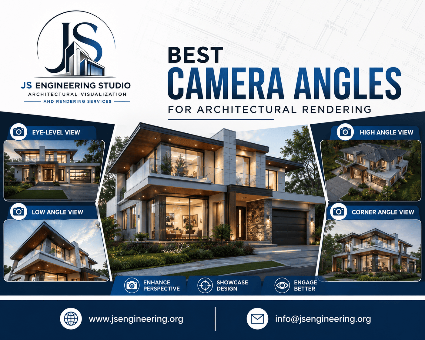 Best Camera Angles for Architectural Rendering