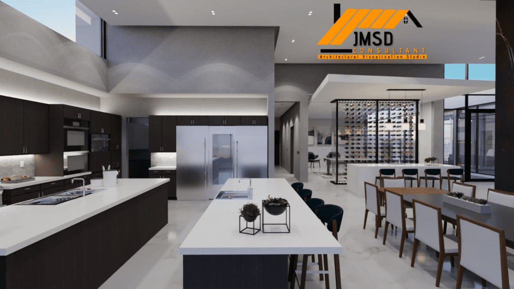 KITCHEN INTERIOR RENDERING NAPLES FLORIDA