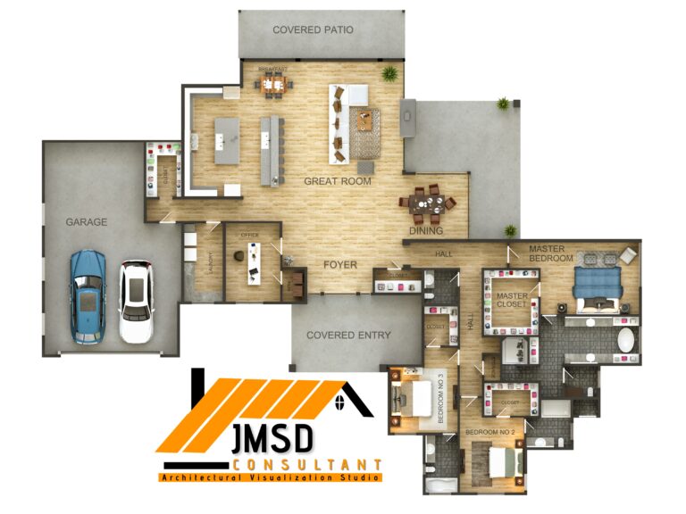 Residential Floor Plan Design Rendering Services in Phoenix Arizona