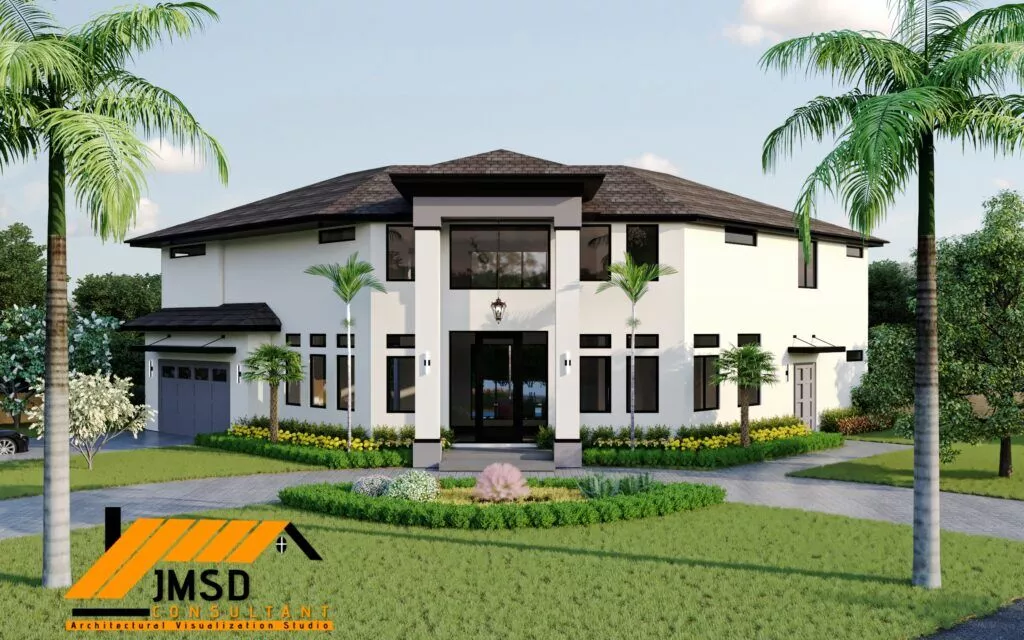 Single Family Home Rendering Orlando Florida