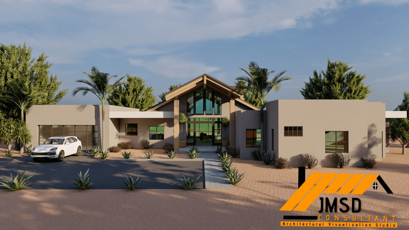 3D Home Exterior Rendering Phoenix Arizona