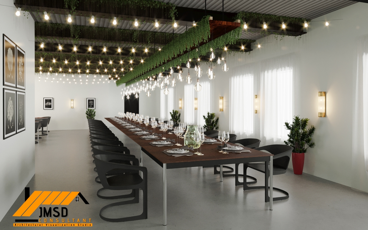 3D Rendering Services for Event Halls Interior Design in Warren City, Michigan