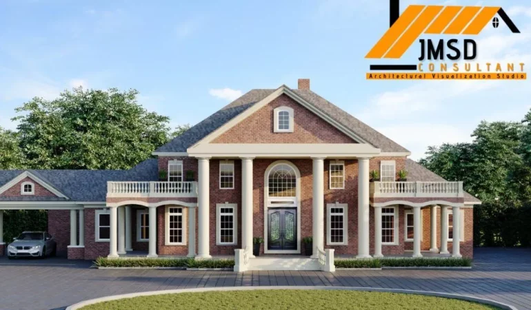3D Exterior Rendering for Home in St. Louis Missouri