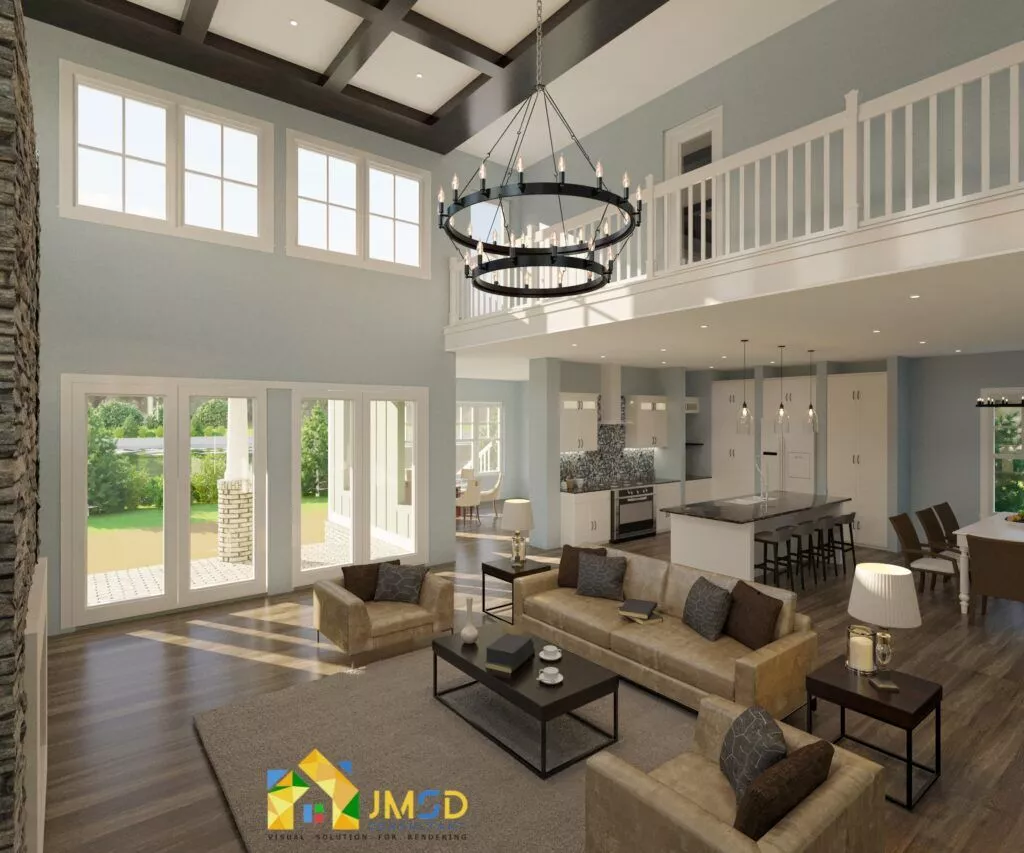 3D Architectural Interior Design Renderings in Asheville, North Carolina