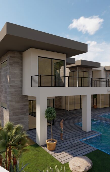 3D House Elevation Rendering Las Vegas Nevada