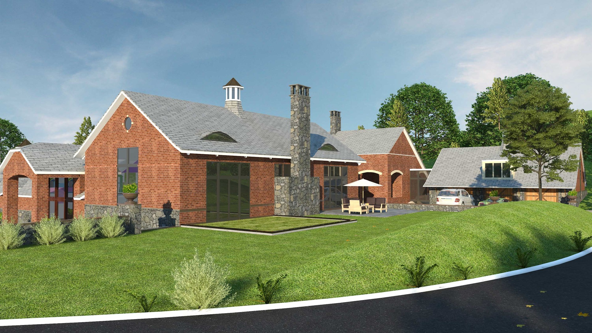 3D House Elevation Rendering Newark, New Jersey