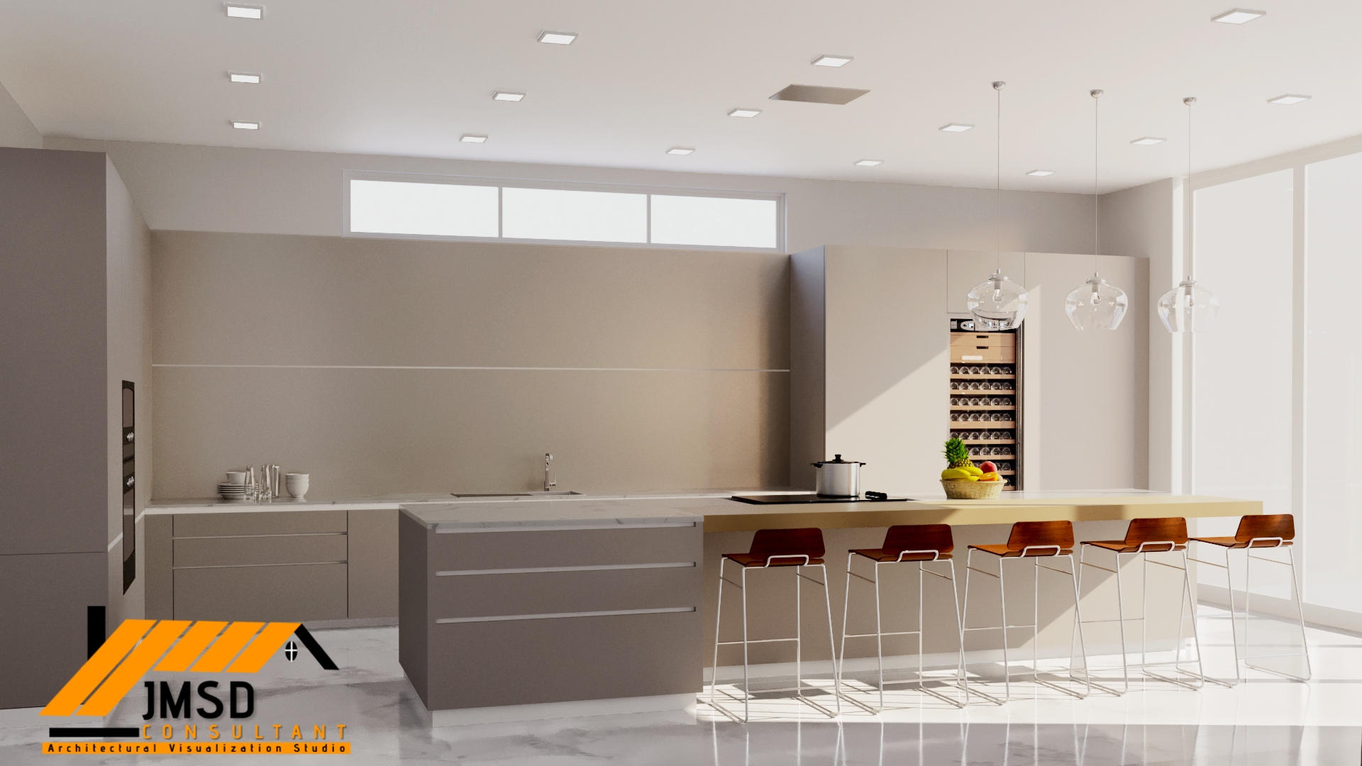 3D Rendering for Kitchen Design Philadelphia Pennsylvania