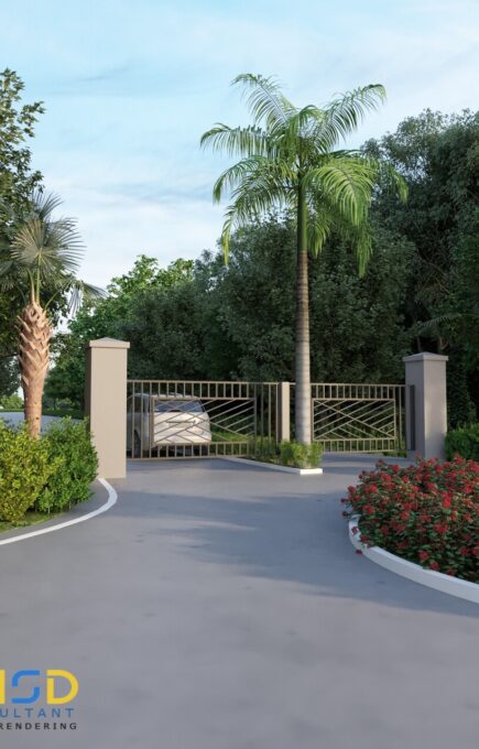 Entrance Gate Visualization in Vero Beach, Florida