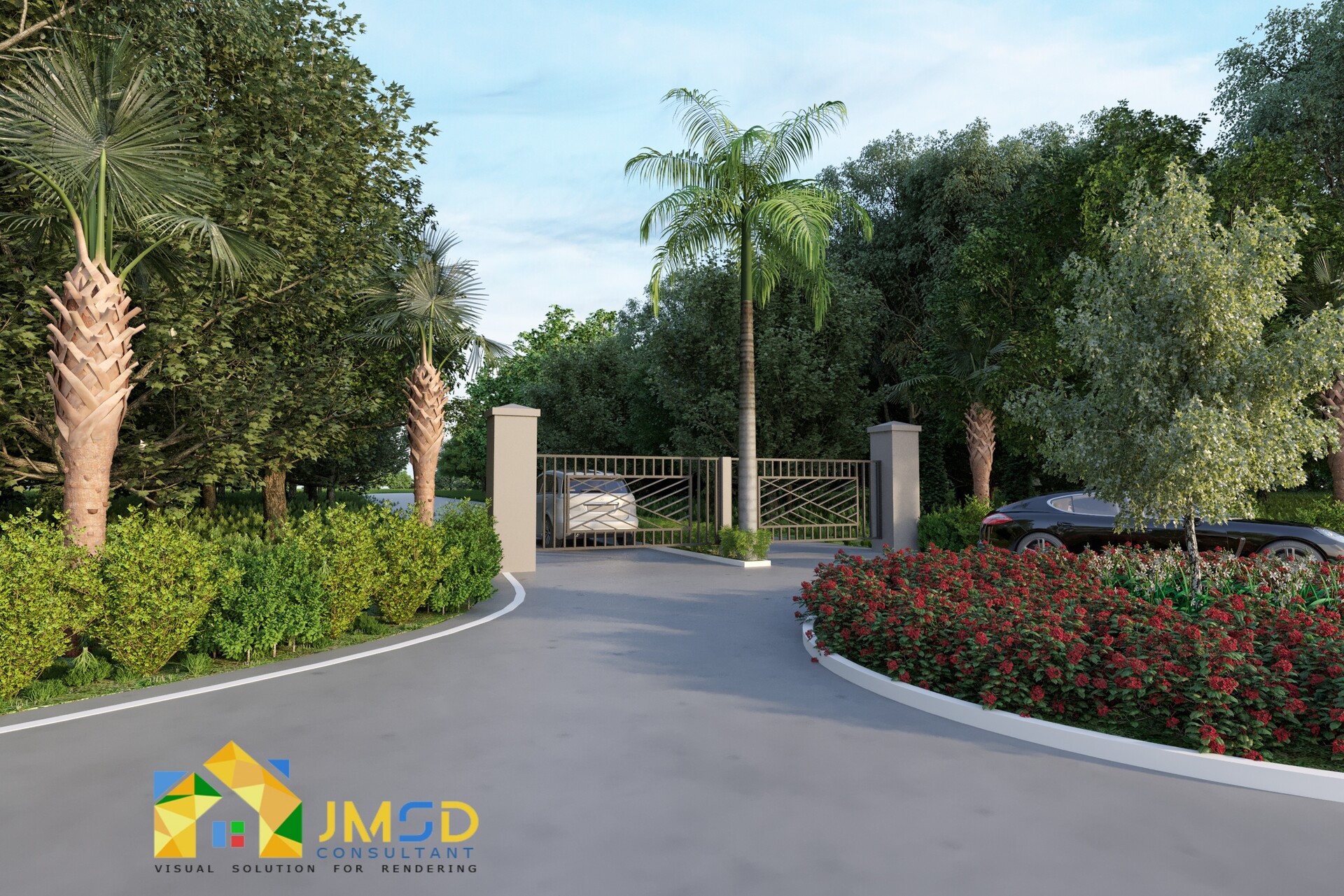 Entrance Gate Visualization in Vero Beach, Florida