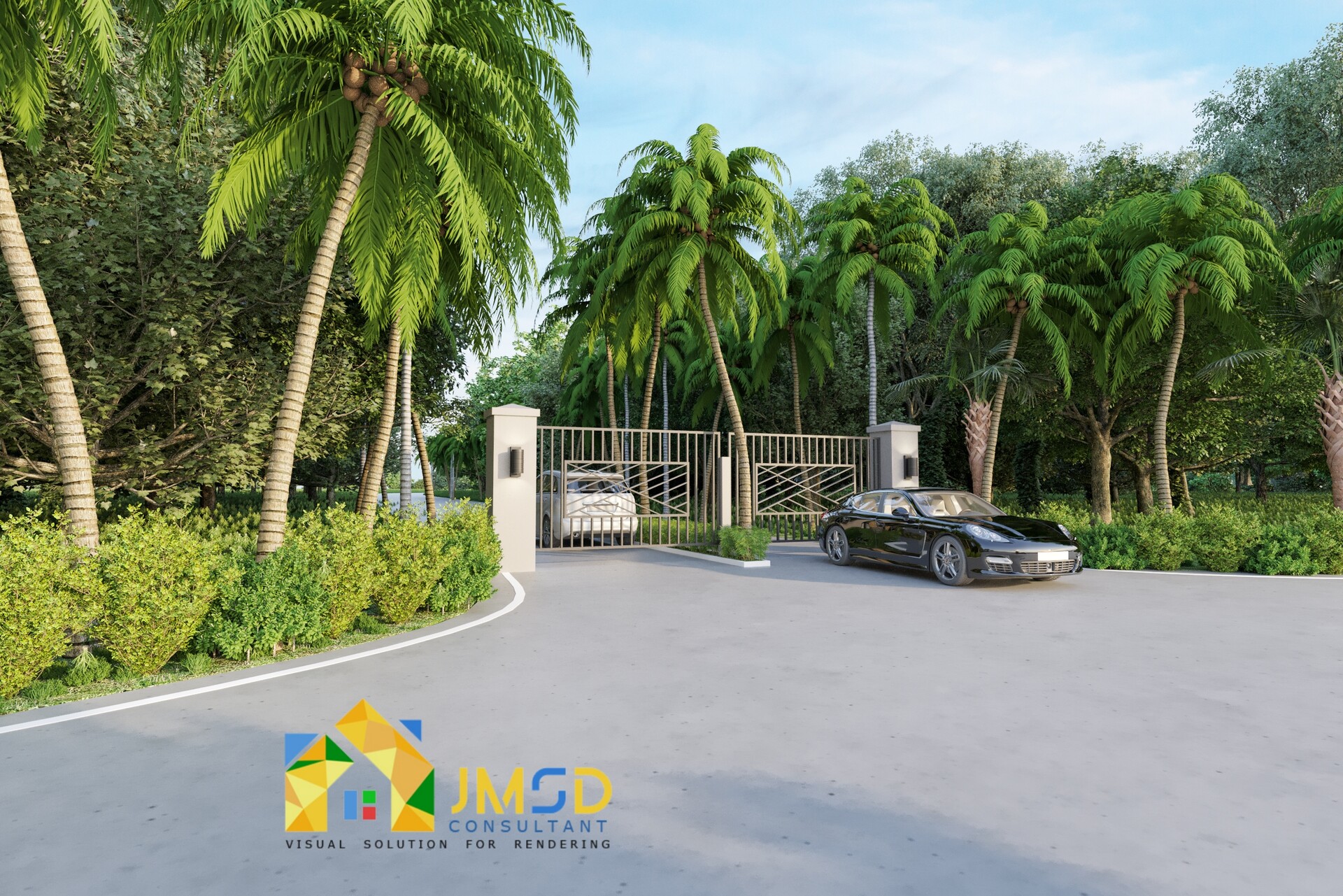 Entrance Gate Visualization in Vero Beach Florida