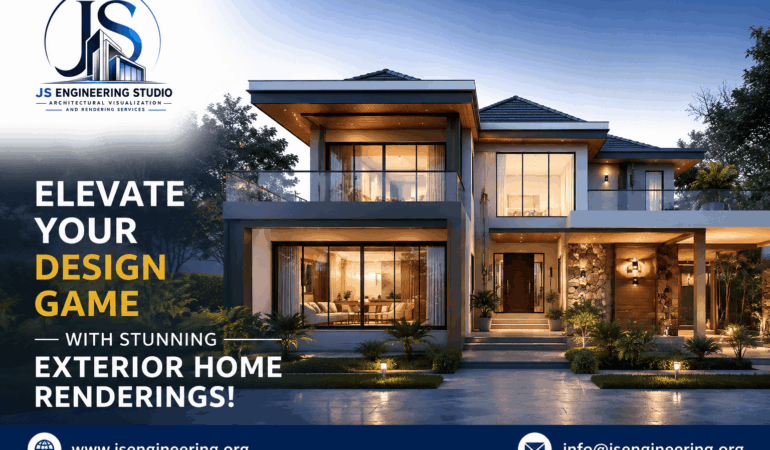 Stunning Exterior Home Renderings