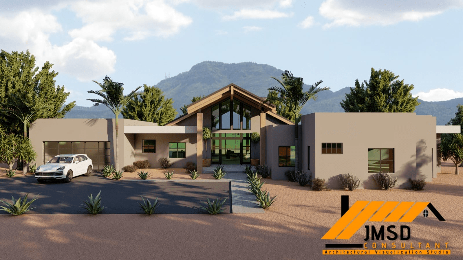 3D Residential Exterior Rendering Phoenix Arizona