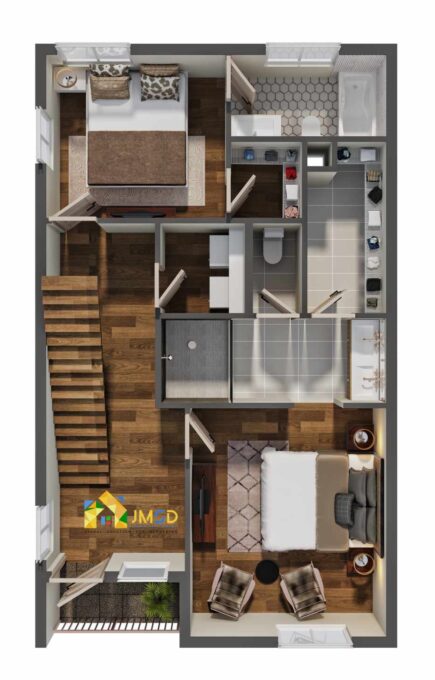 3D Home Floor Plan Design Rendering Denver Colorado
