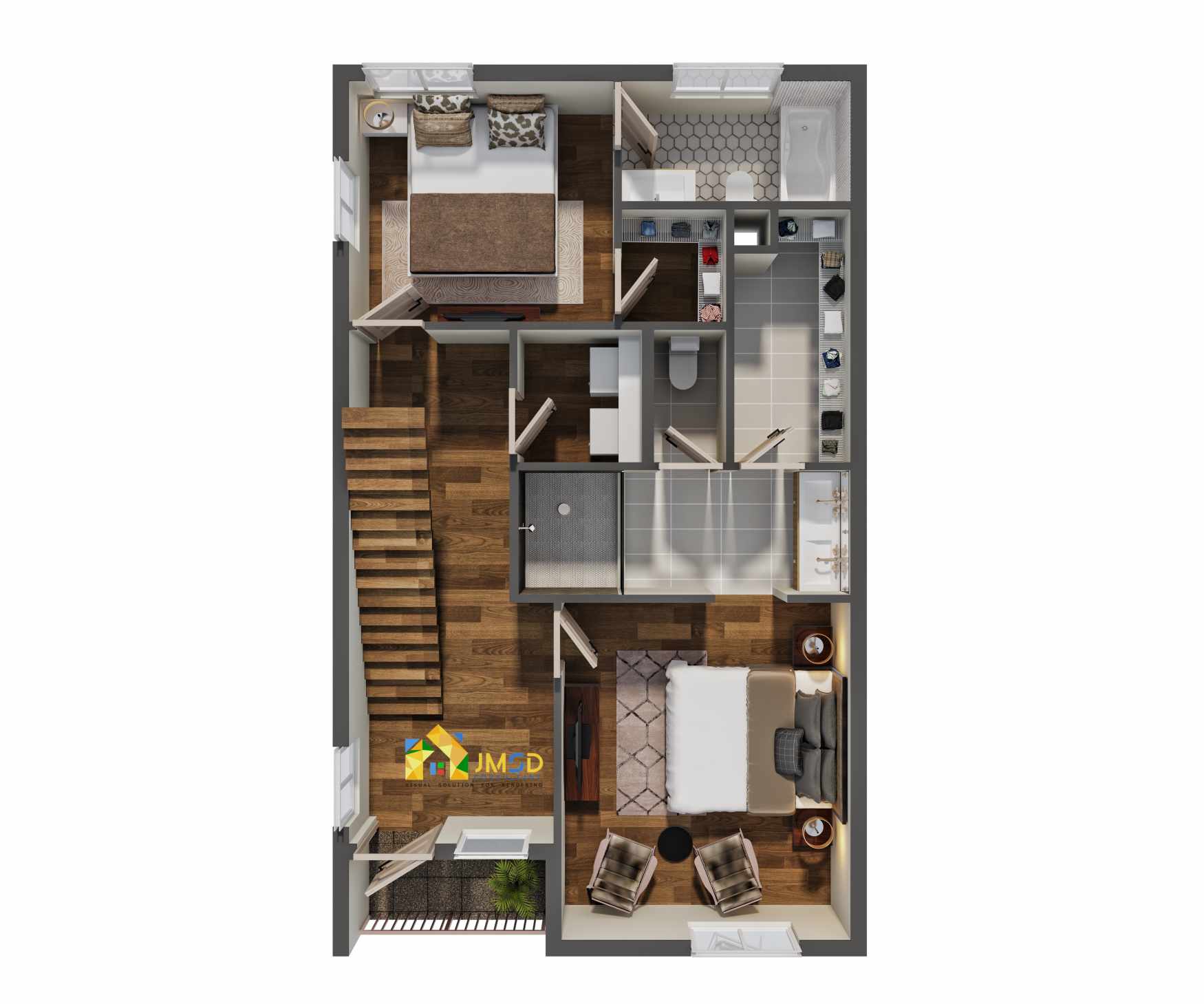 3D Home Floor Plan Design Rendering Denver Colorado