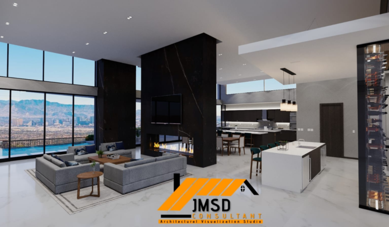 3D Interior Visualization Las Vegas Nevada