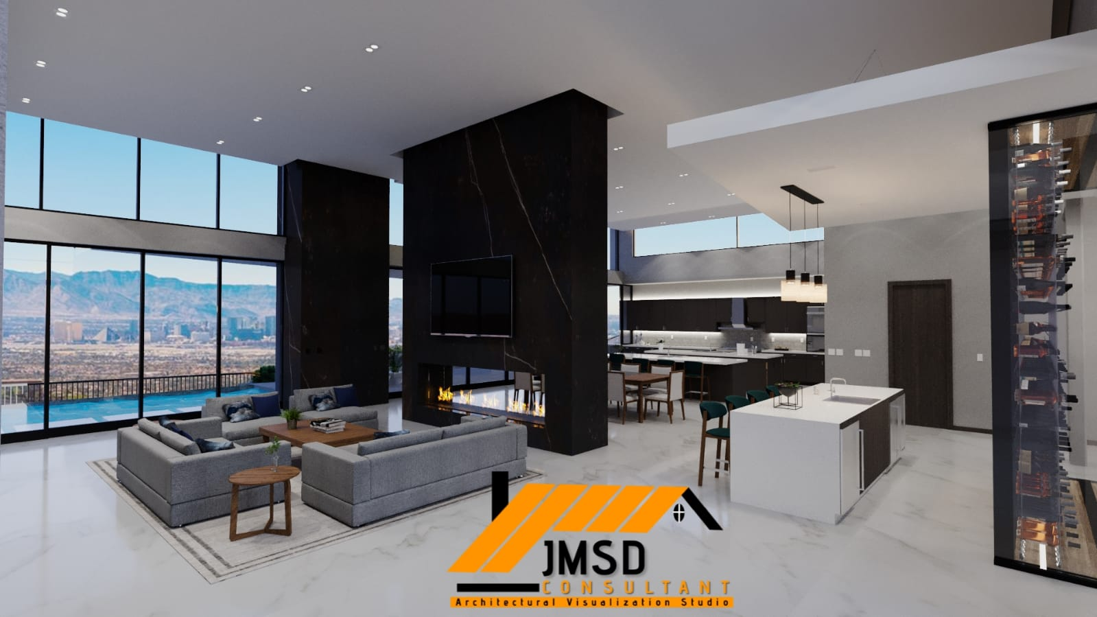 3D Interior Visualization Las Vegas Nevada