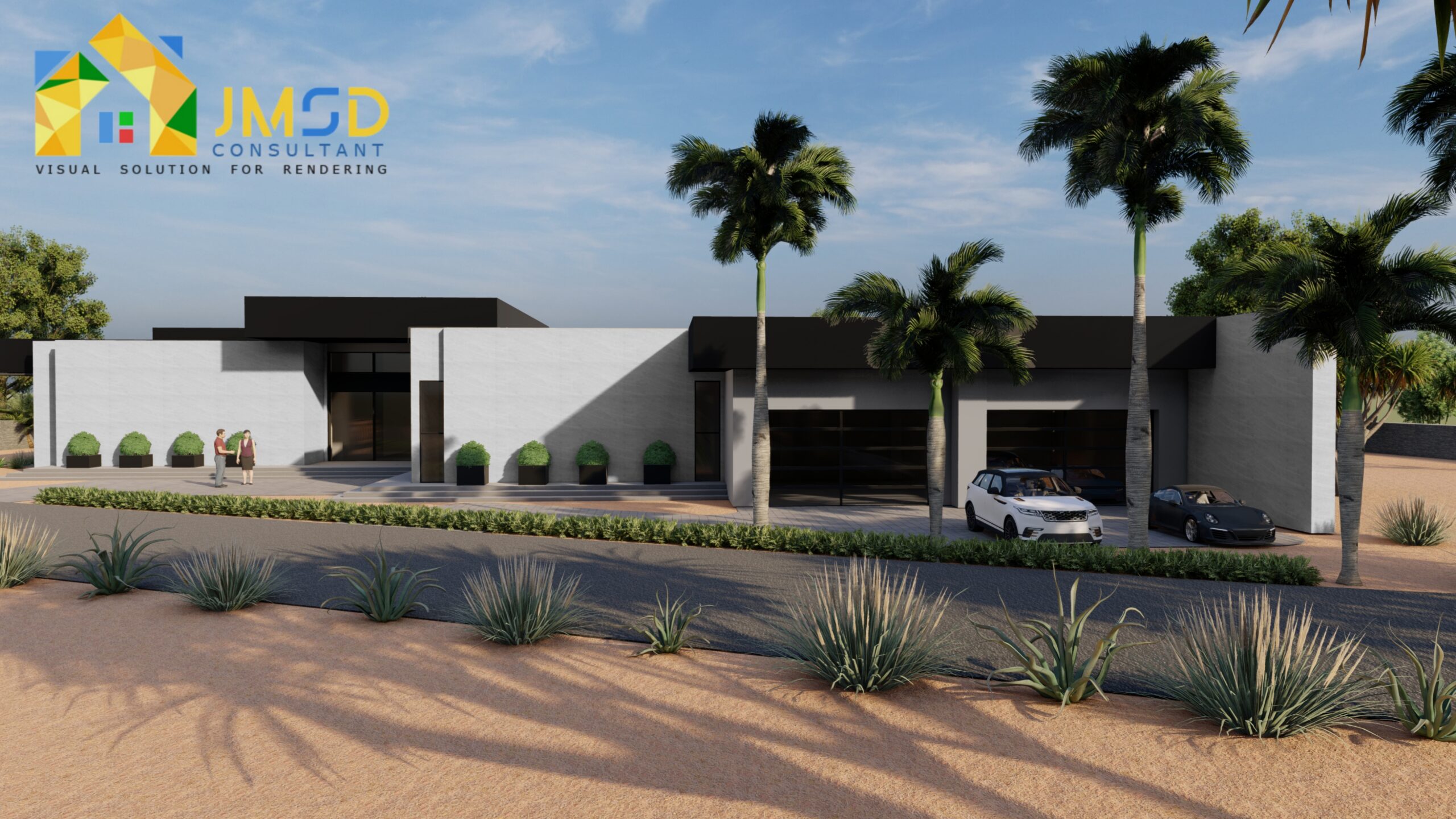 3D Home Rendering Services with Landscape Design in San Jose California