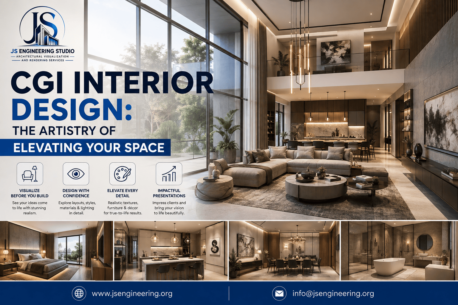 CGI Interior Design - JS Engineering Studio