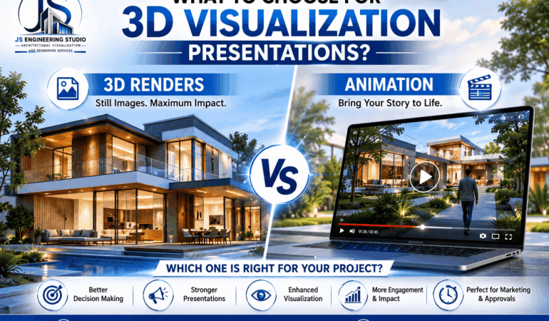 3D renders vs animation which to choose