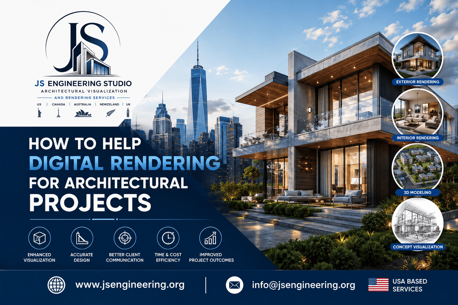 Digital Rendering for Architectural Projects