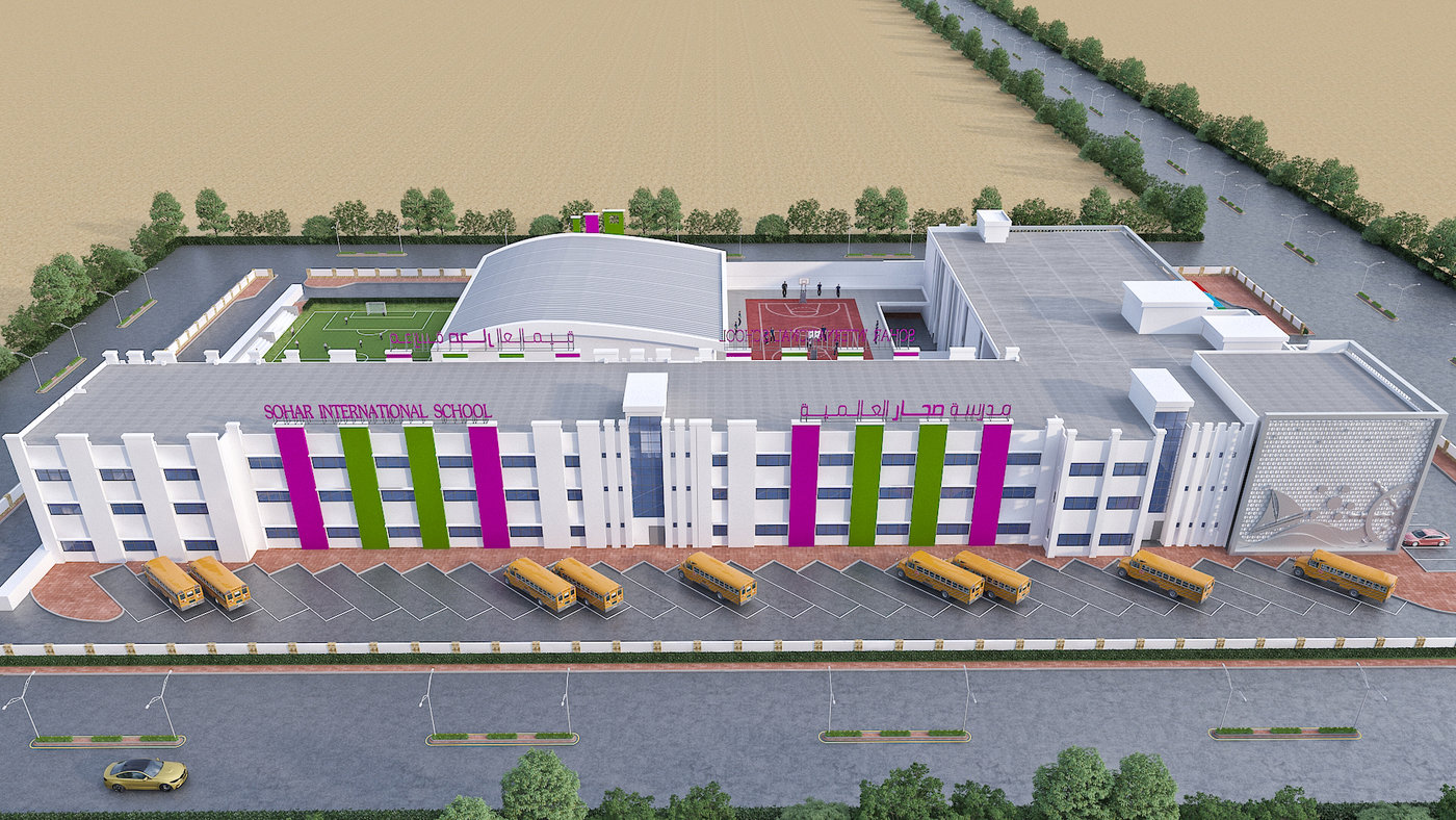 3D Architectural Animation Project for an International School Muscat Oman