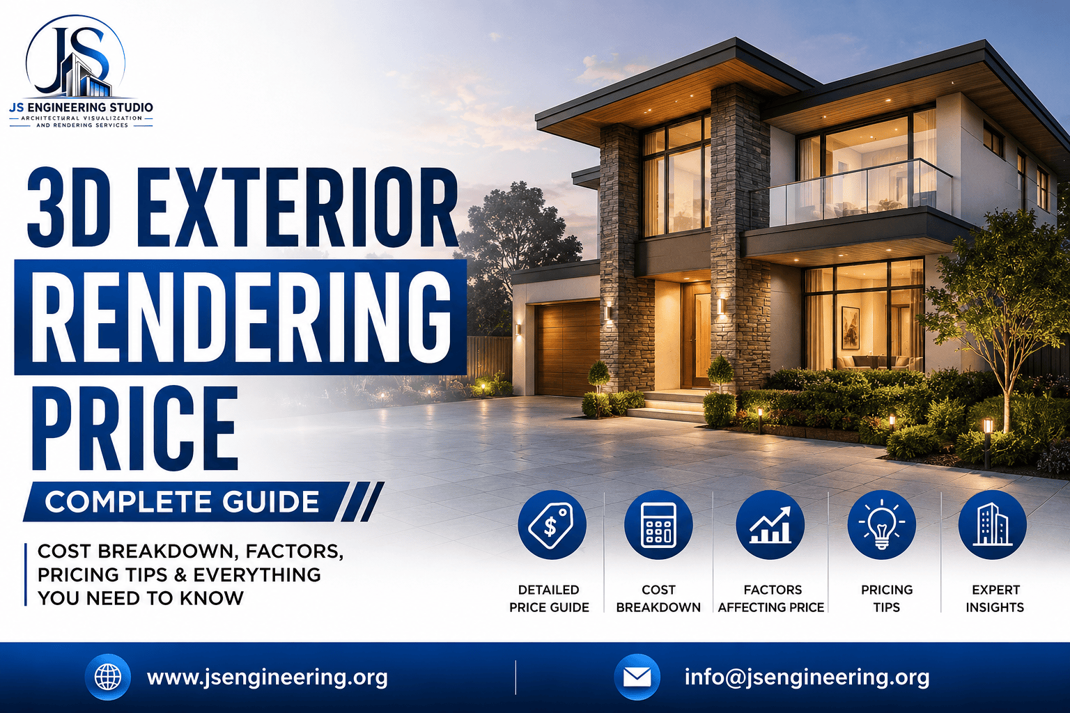 Exterior Rendering Cost & Pricing | JS Engineering Studio
