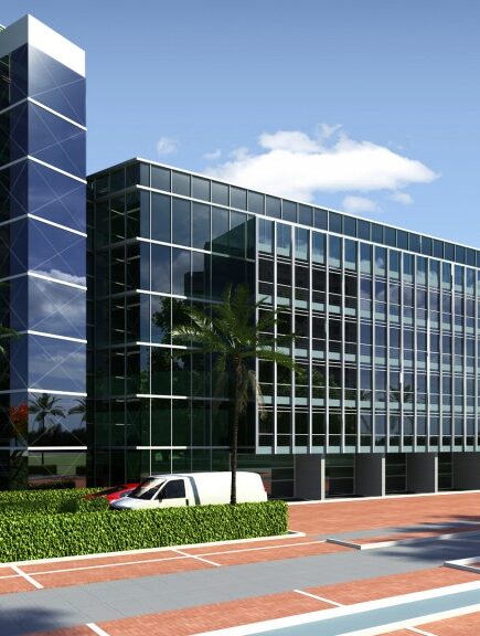 Exhibition Center 3D Exterior Rendering Atlanta Georgia