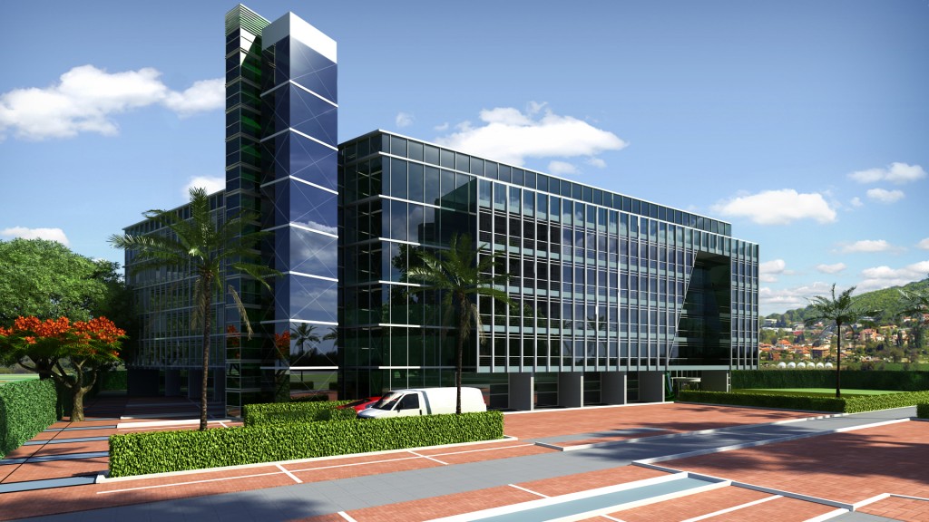 Exhibition Center 3D Exterior Rendering Atlanta Georgia