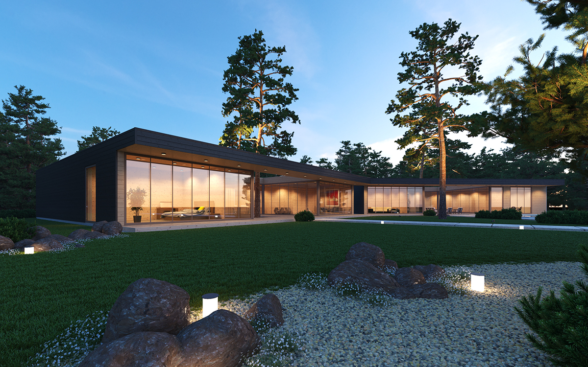 3D Exterior Rendering for Home Design with Architects