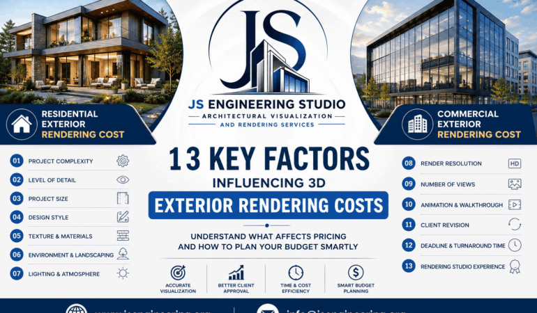 Architectural Exterior Rendering Cost