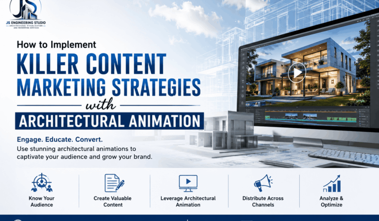Architectural marketing strategy and animation