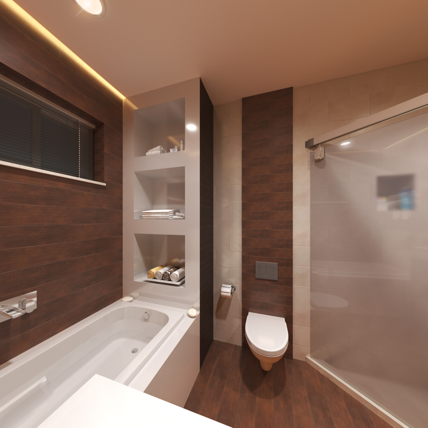 3D Rendering for Bathroom Interior Décor Ideas in Houston Texas