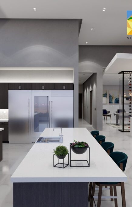3D Kitchen Interior Rendering in Louisville Kentucky