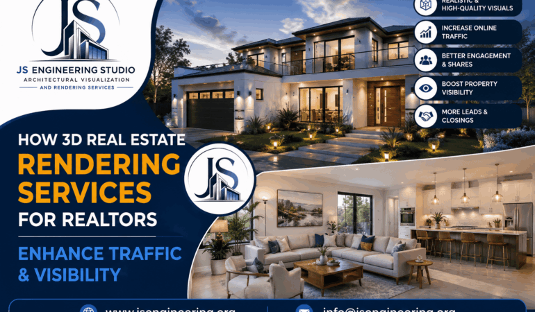 3D Real Estate Rendering Services for Realtors