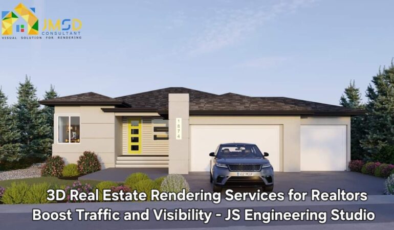 3D Real Estate Rendering Services for Realtors