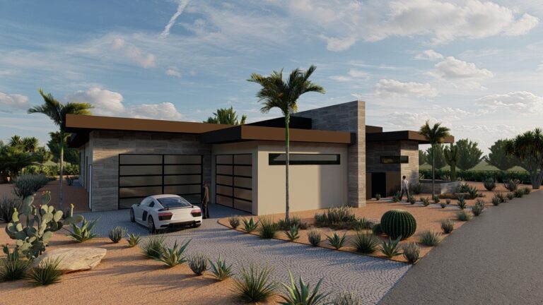 House Design Rendering Visualization 3D Rendering House Exterior Visualization Henderson Nevada