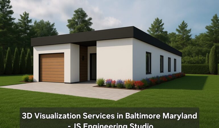 3D Exterior Design Rendering in Baltimore Maryland