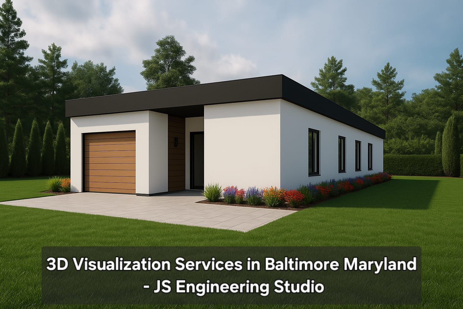 3D Exterior Design Rendering in Baltimore Maryland