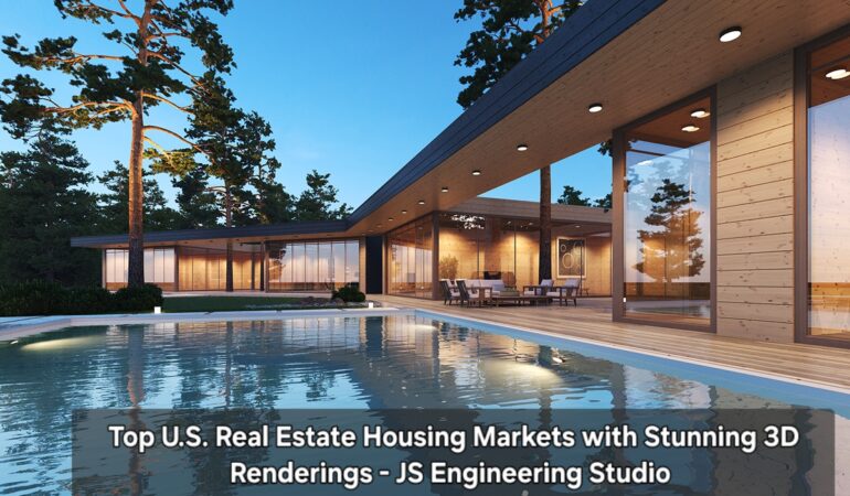 U.S. Real Estate Housing Markets with 3D Renderings