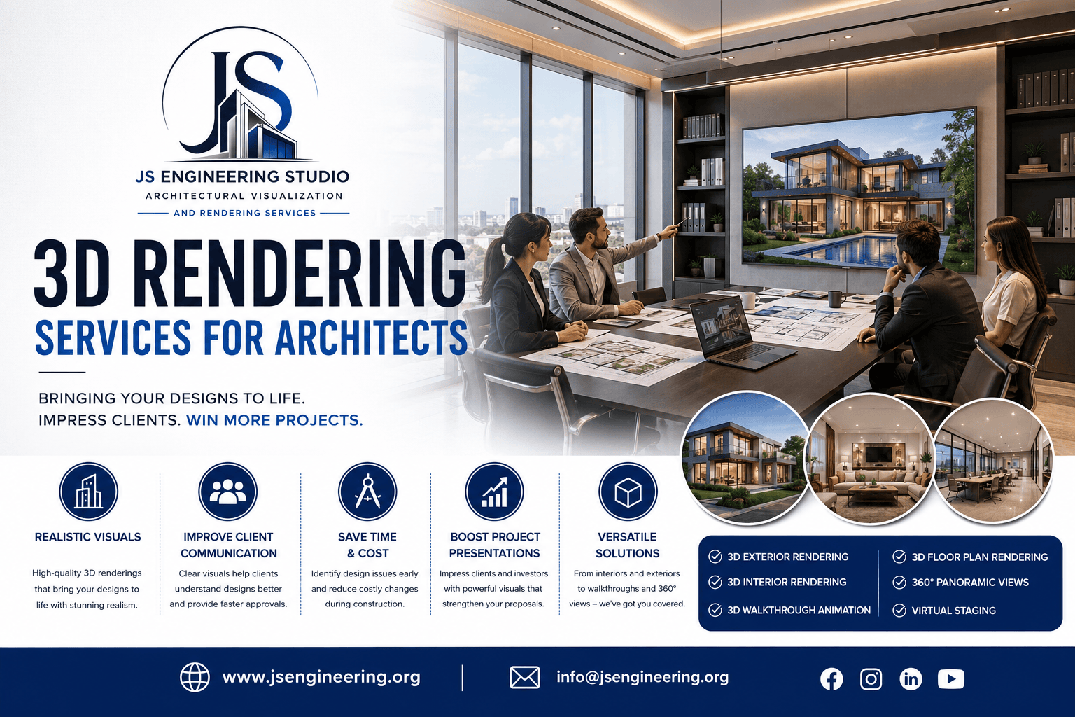 3D Rendering Services for Architects