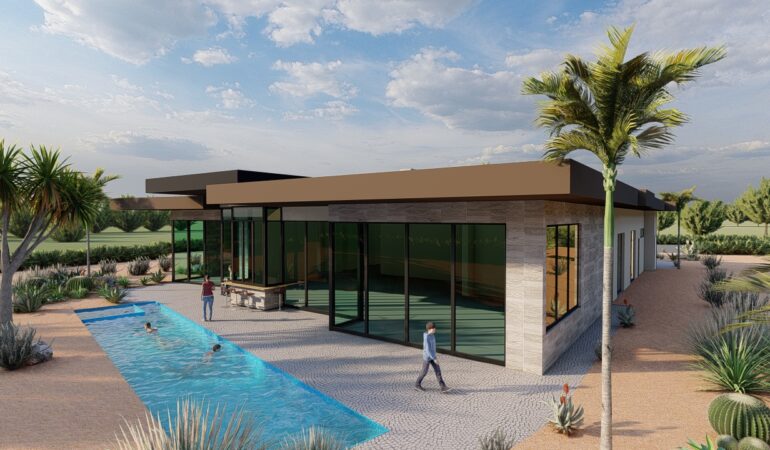 3D Exterior Rendering for Home Design in San Diego California