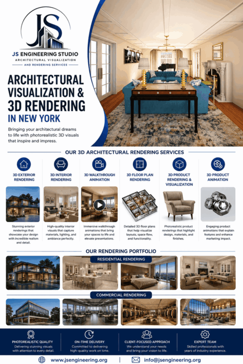 3D Rendering in New York | Architectural Visualization New York