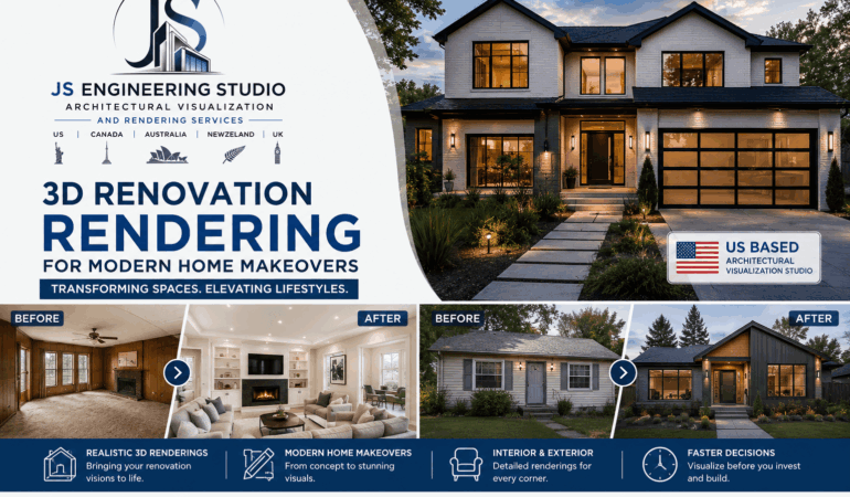 3D Renovation Rendering