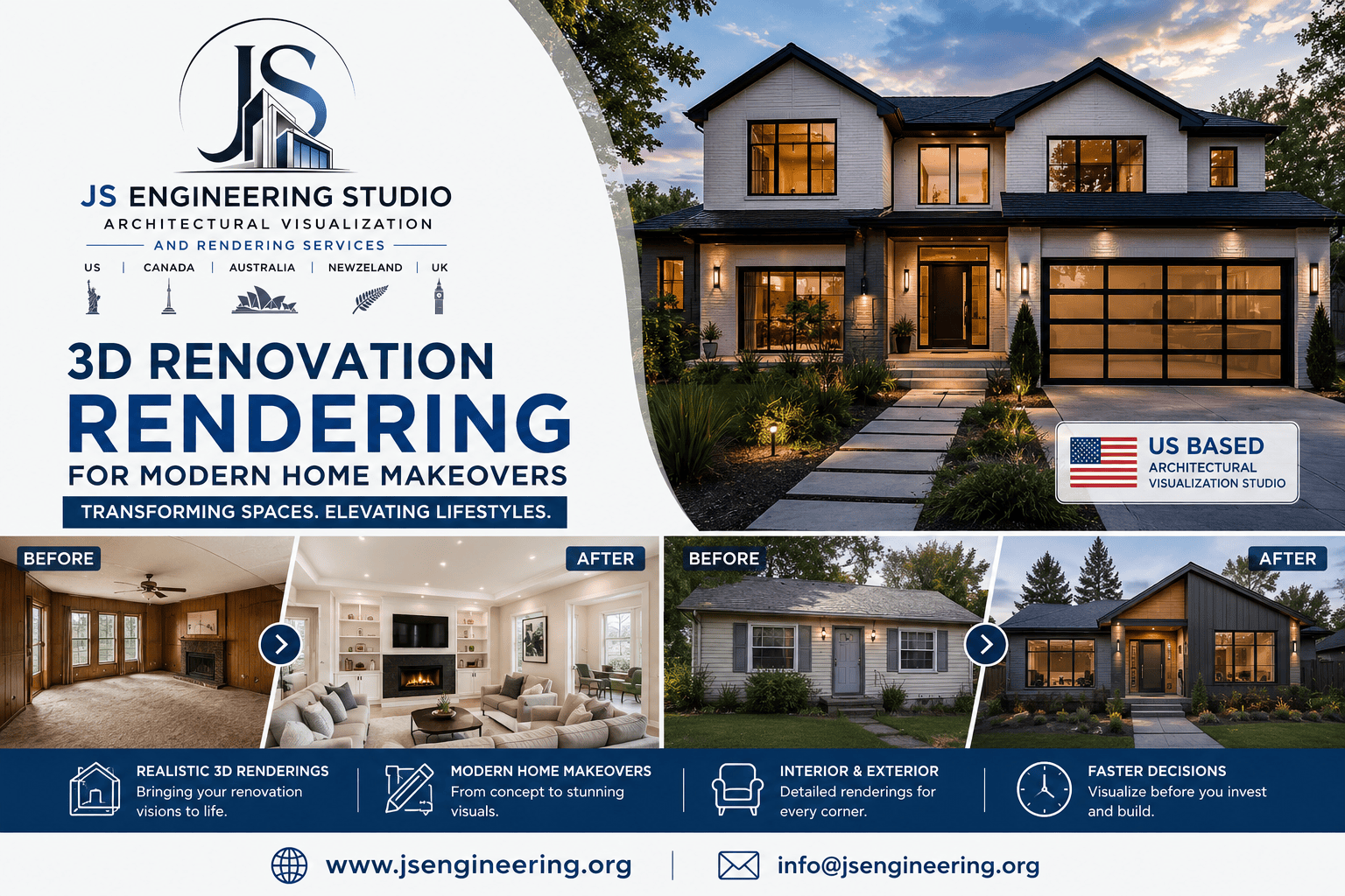 3D Renovation Rendering