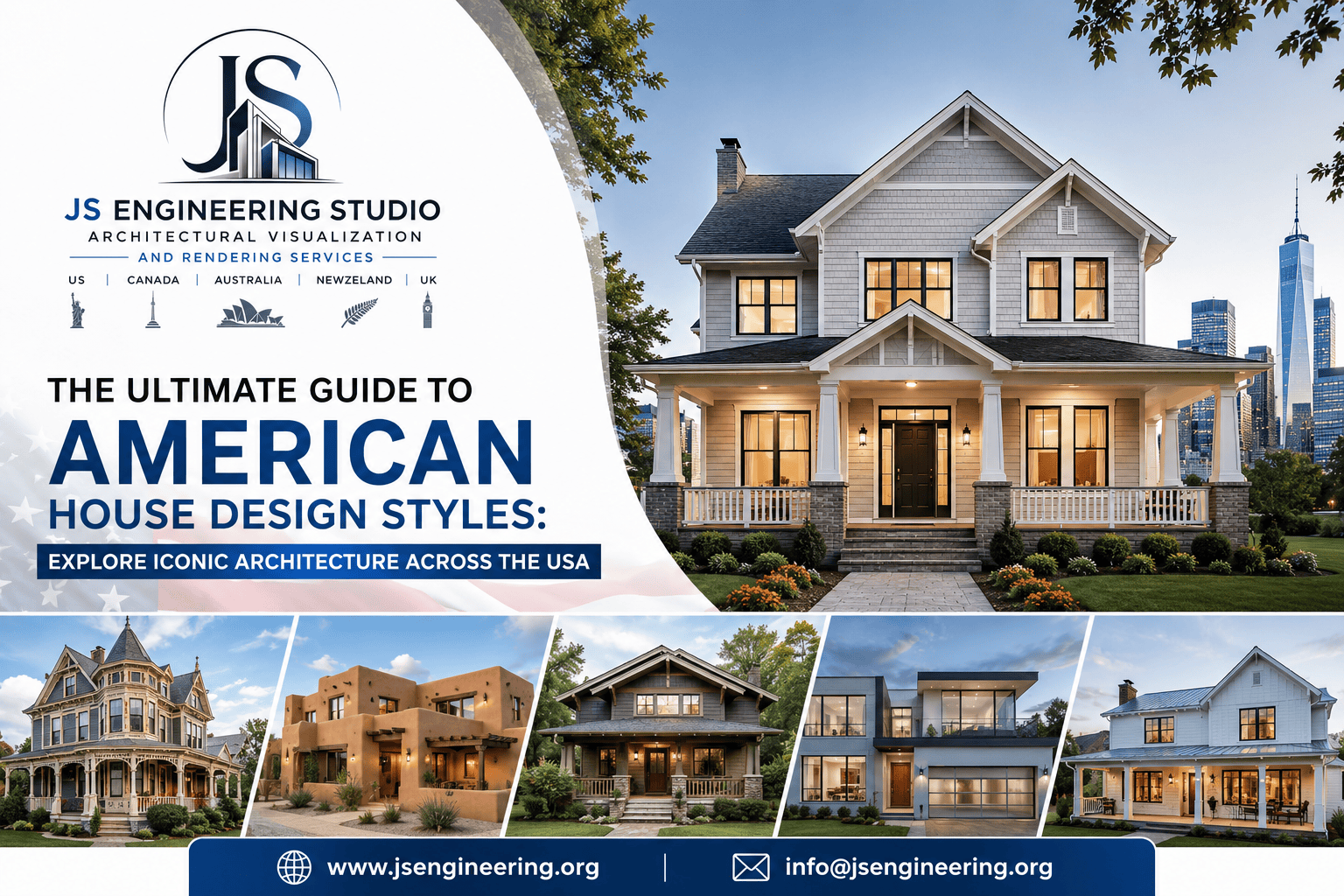 American Design House Rendering Styles