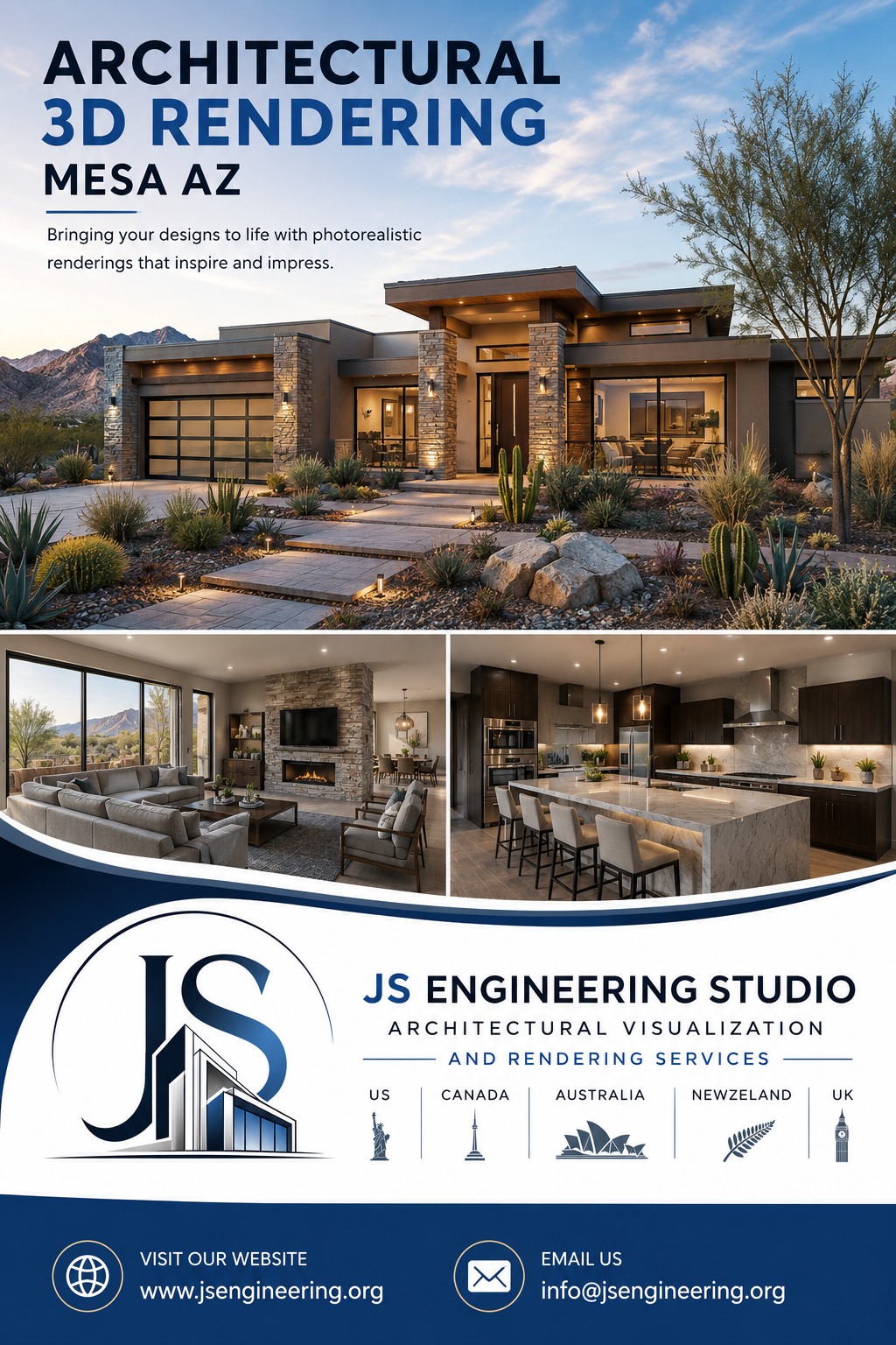 Architectural 3D Rendering Mesa AZ
