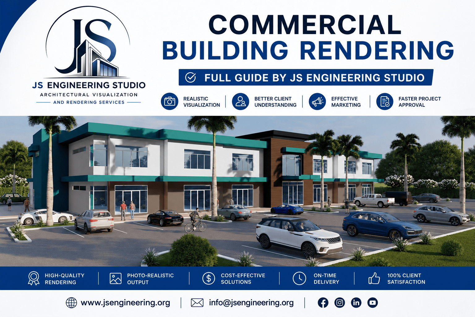 Commercial Building Rendering Services