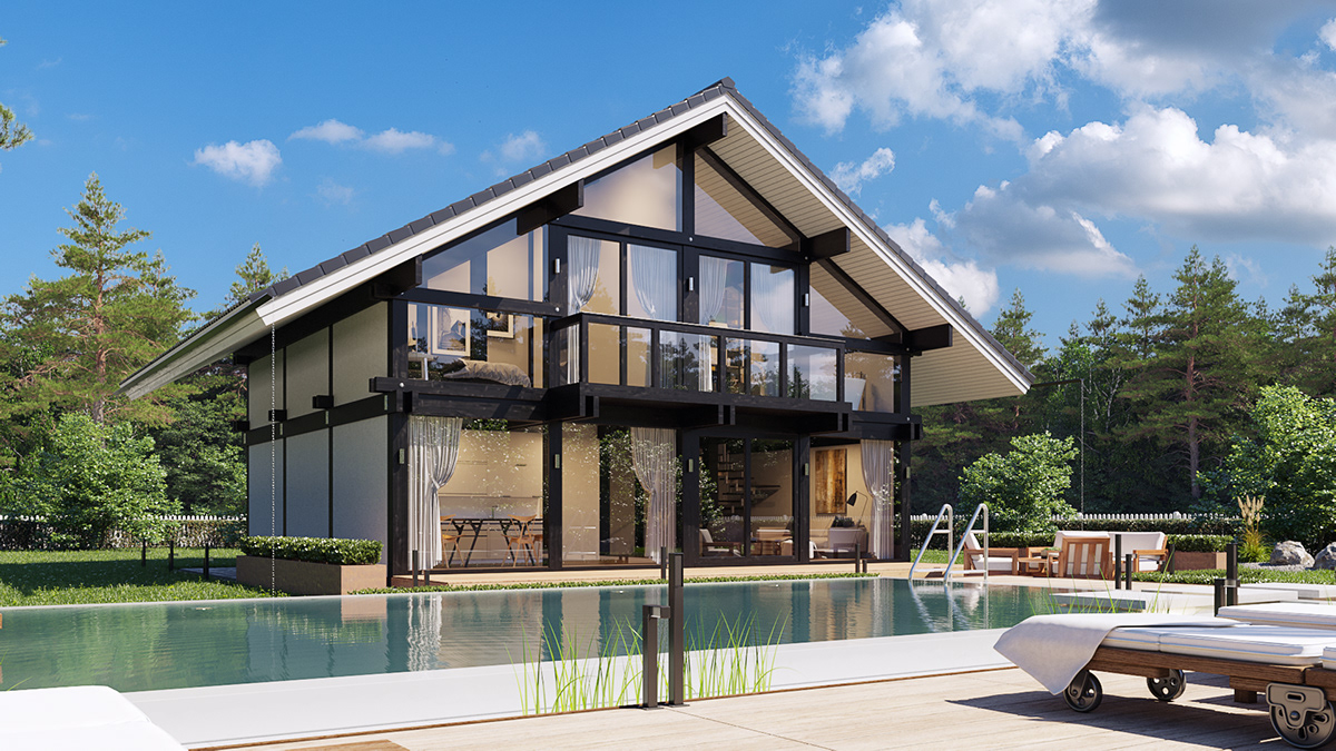 3D House Rendering Portland Oregon