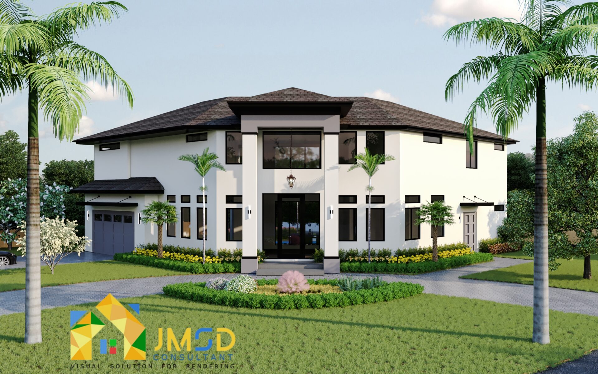 Architectural Rendering for Home in Orlando Florida
