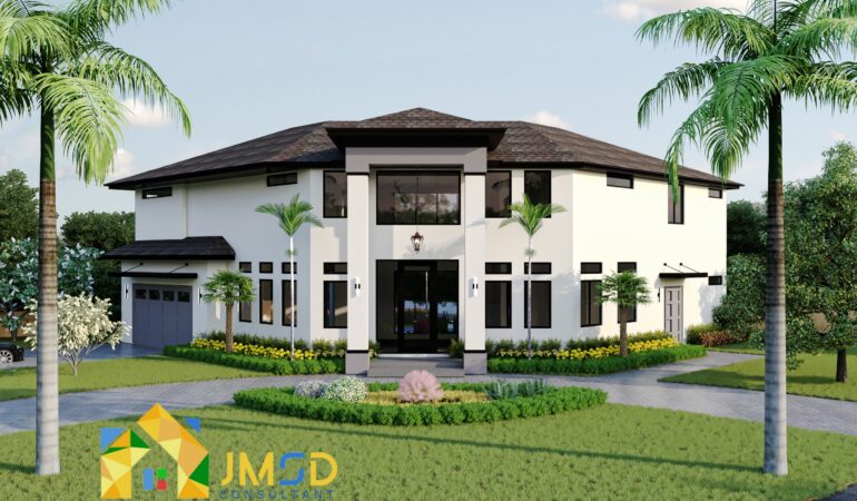 Architectural Rendering for Home in Orlando Florida